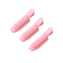 앰플 셀프 헤어 뿌리 볼륨 집게, 핑크, 3개