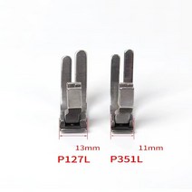 재봉틀 산업용 재봉틀 플랫 카 코튼 노루발 P127L//P351L 특수 퀼트 라인, 01 P127L