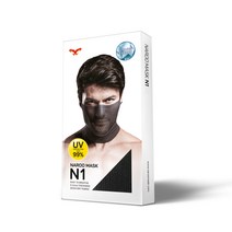 나루 N1 얇은 소재 마스크 - 여름 가을전용 / 오토바이 스포츠 자외선차단, 블루(Free)