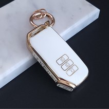 기아 EV6 모하비 쏘렌토 MQ4 니로 스포티지 nq5 셀토스 카니발 K8 K7 K5 K3 스마트키 키케이스 키홀더 키링 악세사리 차량용품, 7버튼, 화이트