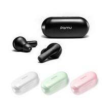 블루투스 무선 이어폰 파뮤슬라이드 미니 TWS, 블랙