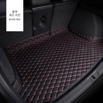 Ecool 지프 트렁크매트 트렁크 보호 트렁크커버 랭글러 레니게이드 그랜드 체로키 컴패스, 블랙/골드 와이어, 랭글러 (JK)(07~18년)