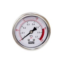 오일충만식 압력계 판넬식 직경60 YN60Z-0.7MPa, 단품