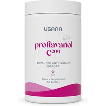USANA 프로플라바놀 C200 - 심장 건강을 위한 바이오플라바노이드 및 비타민 C가 함유된 고급 항산화 물질, 한개옵션1, 한개옵션0