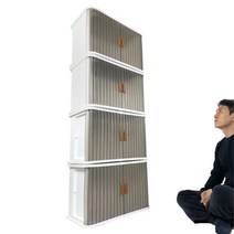 올지 슬라이딩 리빙박스 90리터 플라스틱 옷 장난감 수납함 펜트리 정리함 대형, 3개