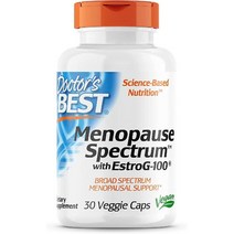닥터스 베스트 Menopause Spectrum with EstroG-100 베지 캡슐 30 카운트, 1팩, 30 캡슐, 2kg