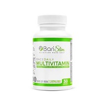 124886 BariSlim Once Daily Bariatric Multivitamin Capsule - 45 mg의 철분 - 위 우회 및 위 슬리브를 포함한 비만 치료 후 수술, 30개(1팩)