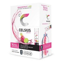 셀시어스 드래곤프루트 라임 무설탕 분말 14스틱 CELSIUS Dragonfruit Lime On-the-Go Powder Stick Packs Zero Sugar 14pks
