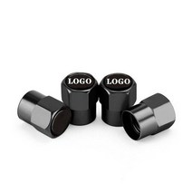 자동차 방진 캡 타이어 휠 스템 에어 밸브 현대 크레타 아제라 그랜저 TG 아반테 투싼 베르나용 4 개, 02 black_18 For Lexus