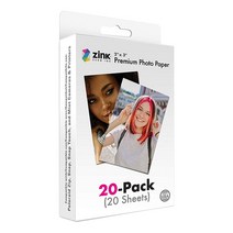 폴라로이드 Zink Paper 스티커 인화지 필름 20매 (스냅/민트 호환) Polaroid 징크
