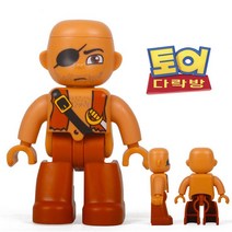 토이다락방 레고 듀플로 호환 동물 사람 공룡 피규어, 사람 20 해적