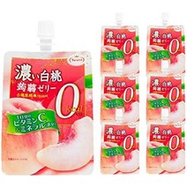 타라미 진한 무스카트 0kcal 곤약젤리, 흰 복숭아