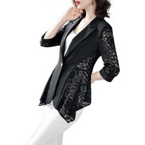 K.ONLINE SHOP여름 레이스 정장 자켓 카디건 여성 쉬폰블라우스 자켓 정장 여성오피스룩