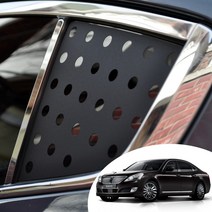 어른킹 에쿠스 프레스티지 C필러 윈도우 스포츠 플레이트 데칼 스티커 자동차 타공 랩핑 시트지, 에쿠스 프레스티지-무광블랙(C필러/노멀타입), 1개