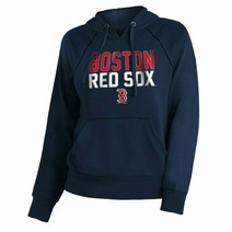 MLB 보스턴 레드삭스여성 7th Inning Stretch Navy Fleece 후드- Size XS
