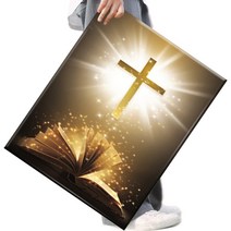 [FASEN]페인팅 DIY 비즈보석십자수 비즈 액자 세트40 x50cm, ZSW022.십자가