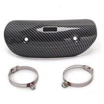 집진기 국소배기장치 Moto rcycles 배기 파이프 Antihot Wrap 열 실드 복사 카본 커버 캡 프로텍터 탈출 moto With Sticker 197862, F AK sticker