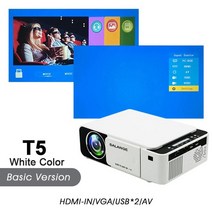 홈 영화관 빔프로젝터 미니 스마트 스크린 고화질 가정용 휴대용 zddsy t5 미니 프로젝터 지원 풀 hd 1080p 비디오 비머 3500 루멘 led lcd 홈 시어터 usb, 기본 버전, 우리 플러그