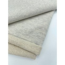 대폭 준헤비쭈리원단 시보리셋트 오트밀그레이 맨투맨 츄리닝 겨울원단, 2)불포함