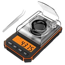 주방용 계량저울 0.001g 전자 디지털 스케일 휴대용 미니 스케일 정확한 요리저울, 주황색