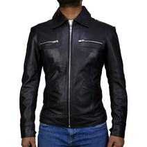 DEVAGO 남성용 가죽 자켓 - 옷장에 완벽한 추가 M008-블랙, XX-Large_M008-black, M008-black