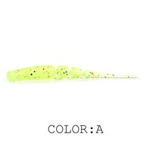 루어 미끼 플라이훅 낚시 용품 2018 초대륙 낚시 소프트 웜 루어 얼음 낚시 미끼, a, 40mm 50개