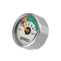 SMACO M10 다이빙 장비 스쿠버 조랑말 병 미니 산소 실린더 압력 게이지, 한개옵션0
