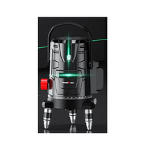 광파기 레이저 토목 수평기 건설 측량기 그린 포인터, 그린라이트 5 와이어 낙하방지 상자 + 삼각대