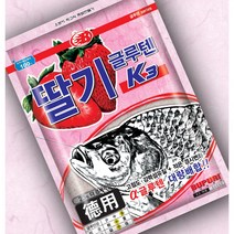 월화피싱 한국부푸리 딸기글루텐 K3(5개입) 붕어미끼