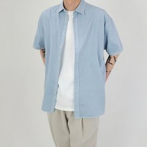 뉴메이드 / 여름 오버핏 피그먼트 반팔 셔츠