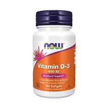 NOW비타민D-31 000IUFruitFlavorStructural*180Chewable 츄블 젤리s, 무향, 180개(1팩)