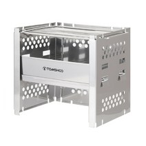 화목난로 펠렛난로 주물 소형 가정용 벽난로 캠핑용 실내 Tomshoo 야외 캠핑 나무 스토브 w 바베큐 그릴 휴대용 굽기 버너 피크닉을위한 장작 브래킷, 화이트