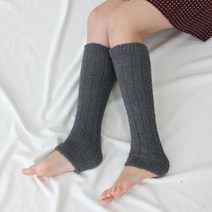해피라운지 몽실몽실 도톰한 수면 빅 골지 레그워머 LW09