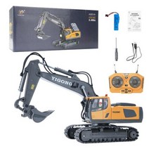 rc excavator rc카 굴삭기 포크레인 트럭 자동차 어린이 장난감 rc트럭 알씨카 리모컨 트레일러 무선조종자동차 rc포크레인 붕붕카 rc굴삭기 원격 전기 1/20 2.4G Christmas Halloween, CN