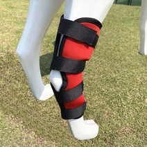 강아지 슬개골 보호대 고관절 다리 탈구 십자인대 애완견 붕 개 부상 무릎 스트랩 개 붕, 빨간색, XL