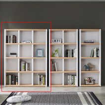 [데코라인] 알리 1200 4단책장, 색상:그레이화이트