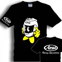 쇼헤이 쇼에이 아라이 오토바이 라이딩 반팔 면 티셔츠, S, 15