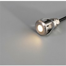 테라스 조명 12v 24v 1w 야외 계단 라이트 데크 플로어 코너 Sconce 베란다 발코니 바 장식 설비 Led, 09 22mm AC12V, 04 YELLOW