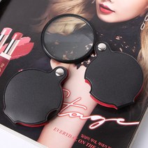 엘턴 접이식 미니 돋보기 학습용돋보기 볼록랜즈 실버, 1