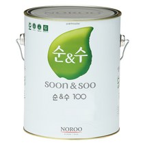 노루페인트 수성페인트 순&수100 4L, 1개, 장미4