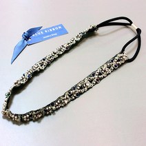 자체제작 비즈 밴딩 머리띠 헤어밴드 고무줄머리띠 귀편한 빗살 고무줄밴드