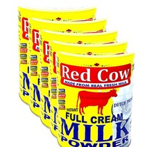 Red Cow Full Cream Milk Powder 레드 카우 풀 크림 밀크 파우더 900g 1팩, 5팩