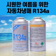 자동차 냉매 가스 R134a 에어컨 성능 (충전도구포함), R134a 냉매 2병 + 충전도구