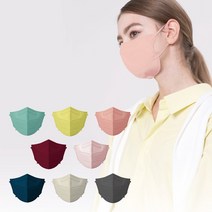 내추럴키스 찐 컬러마스크 새부리형 5매 대형 중형 소형 핑크 베이지 그레이 아이보리 색깔, 소형(5매입), 라이트핑크