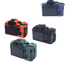 Eazedream 소니 A7M4 카메라용 실리콘 케이스 바디, 피스, 파랑색