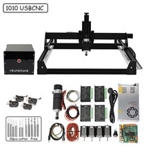 탭핑 머신 파이프 미싱기 베벨링 공성 CNC 기계 목공 PCB 밀링 머신 500w 스핀들 cnc 목재 전체 키트 mdf, 02 1010 USBCNC_03 500W