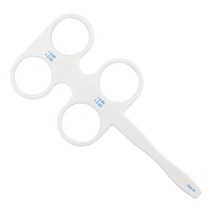 저무리 AIST-최고 브랜드 좋은 품질 4 렌즈 플라스틱 광학 플리퍼 안과 홀더 눈 트레, 2.00