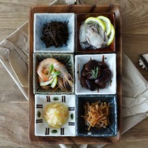 오반자이 채색 정사각 종지 모음, 옵션4. 채색정사각종지[스카이1p]