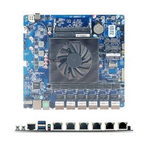 컴퓨터VPN 방화벽X86 산업용 마더보드 N5105 쿼드코어 6 LAN 2.5 기가비트 방화벽 Pfsense 리눅스 소프트, 한개옵션0
