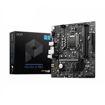 MSI H510M-A PRO 메인보드 (LGA1200 DDR4 M-ATX), 1개, 선택하세요